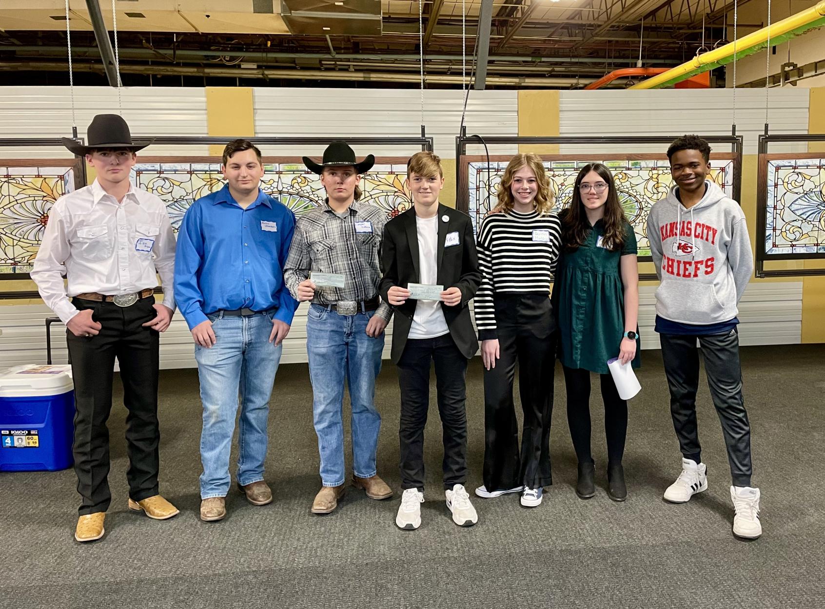 These students won a cash prize at the Douglas County Youth Entrepreneurship Challenge in February 2024.