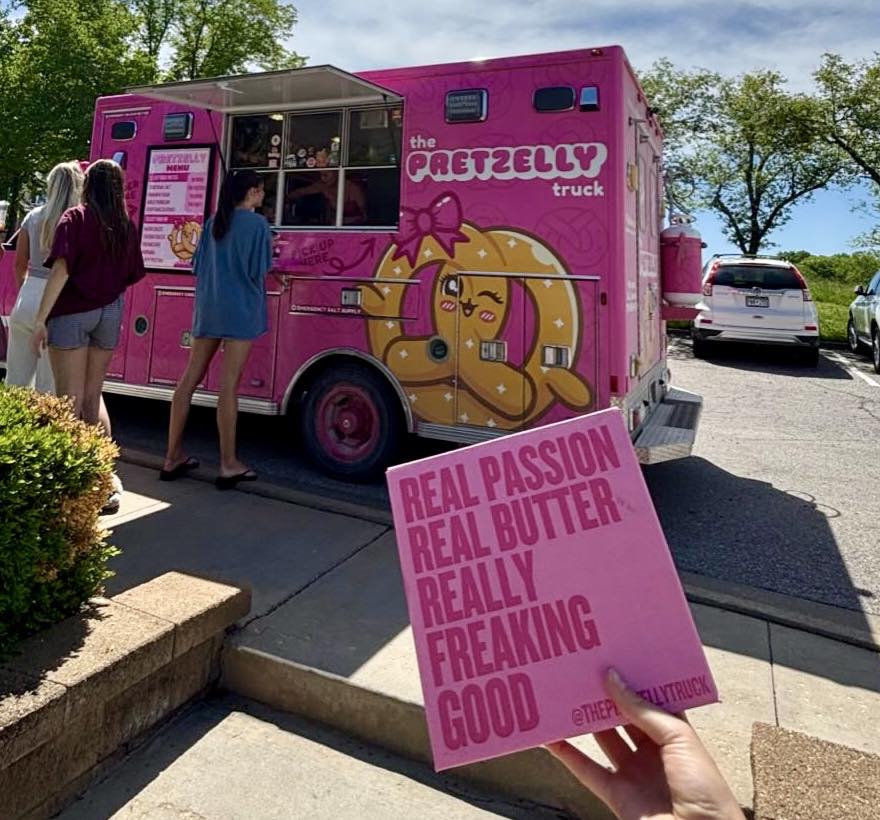 Allyssa Foster operates The Pretzelly Truck