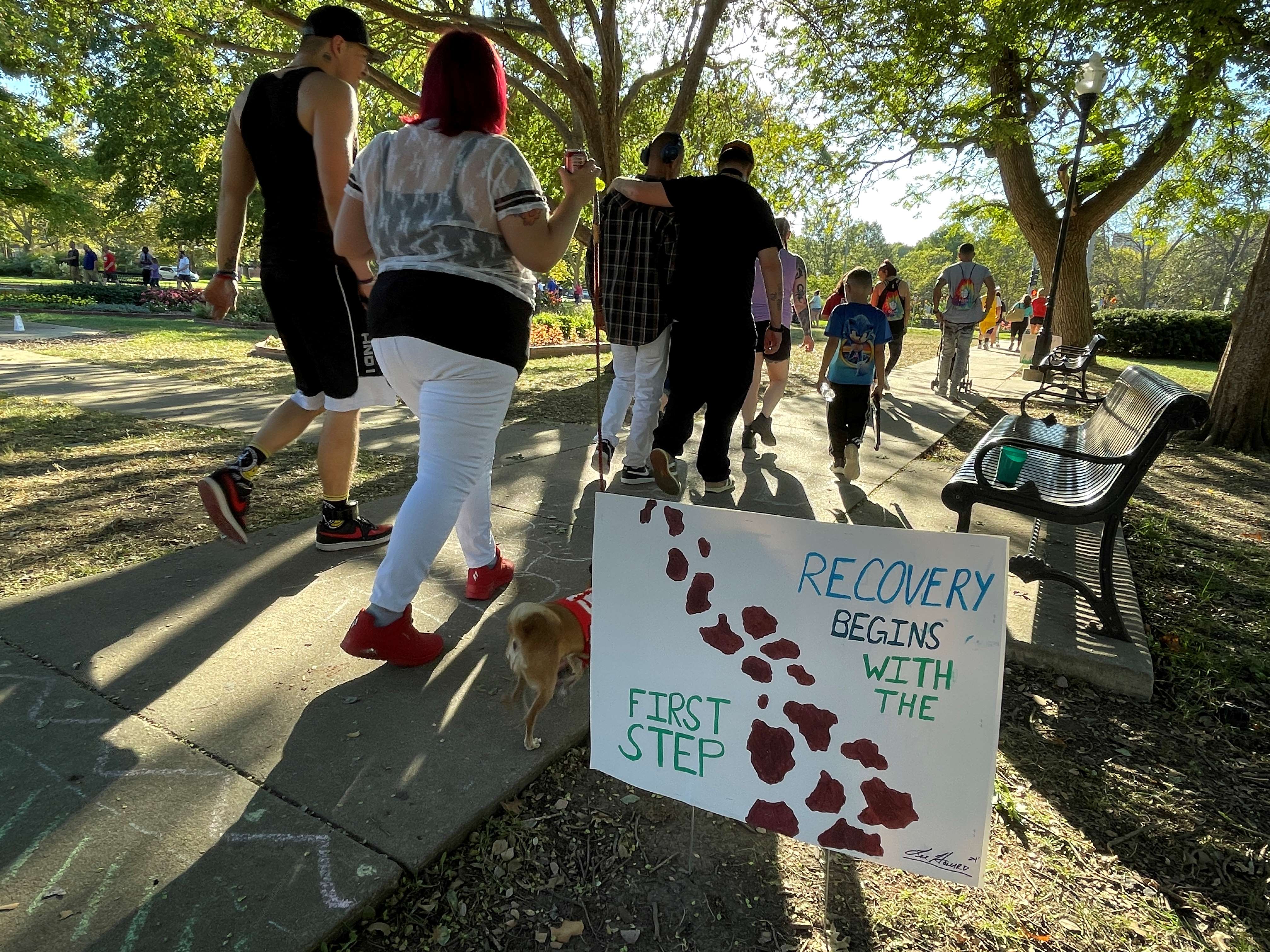 Recovery Walk event