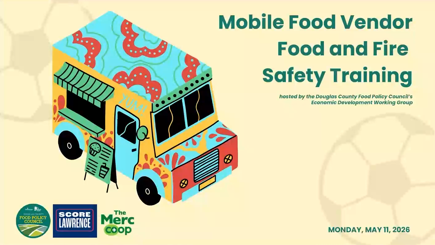 Mobile Food Vendor Food and Fire Safety Training
