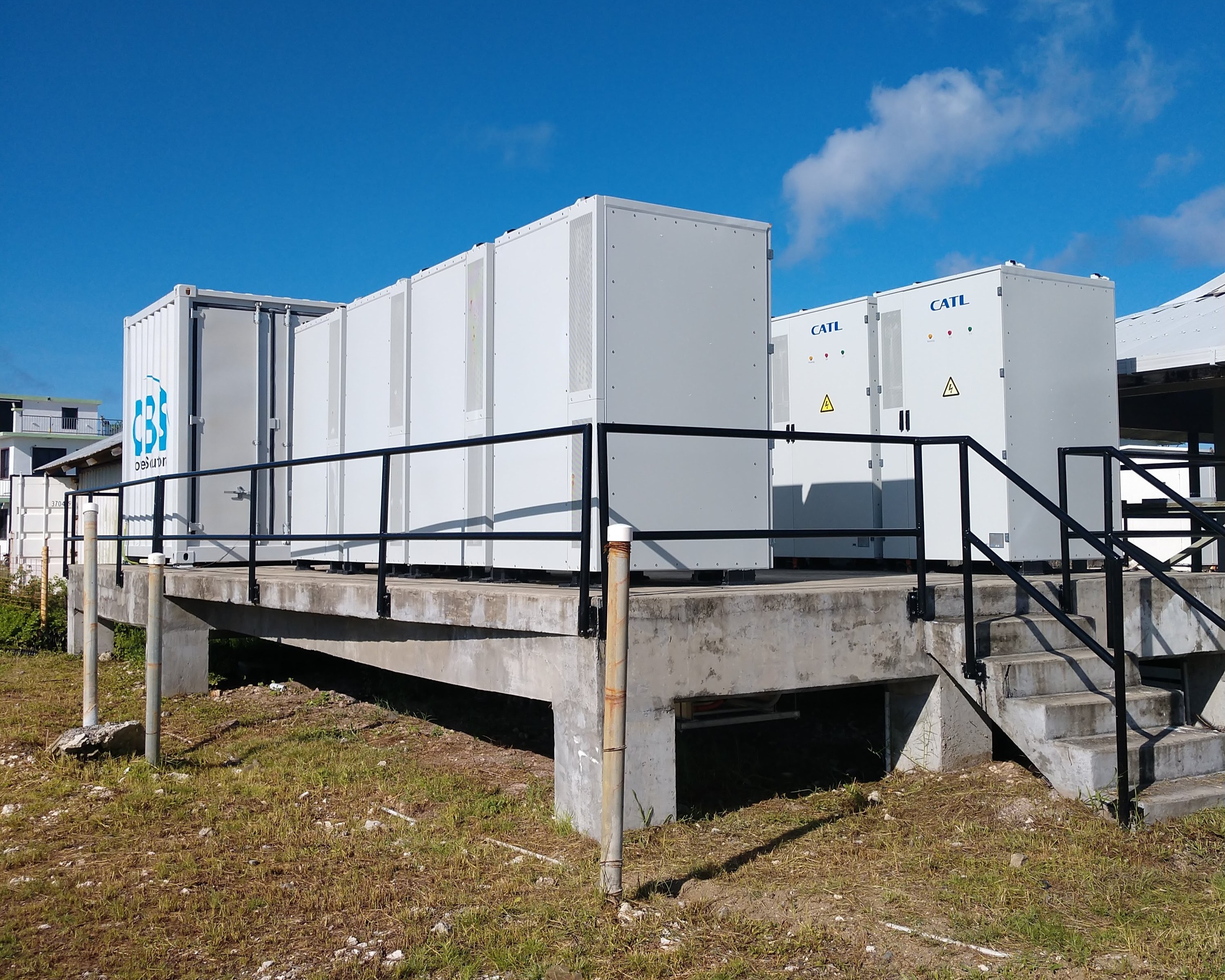 A 3.5 megawatt-hour Battery Energy Storage System in Funafuti, Tuvalu.