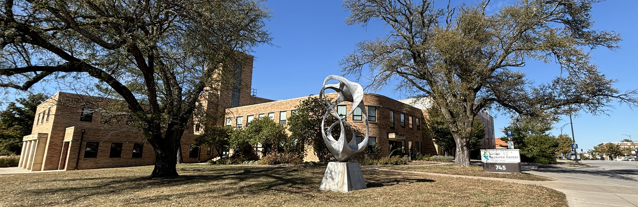 Senior Resource Center is pictured in autumn