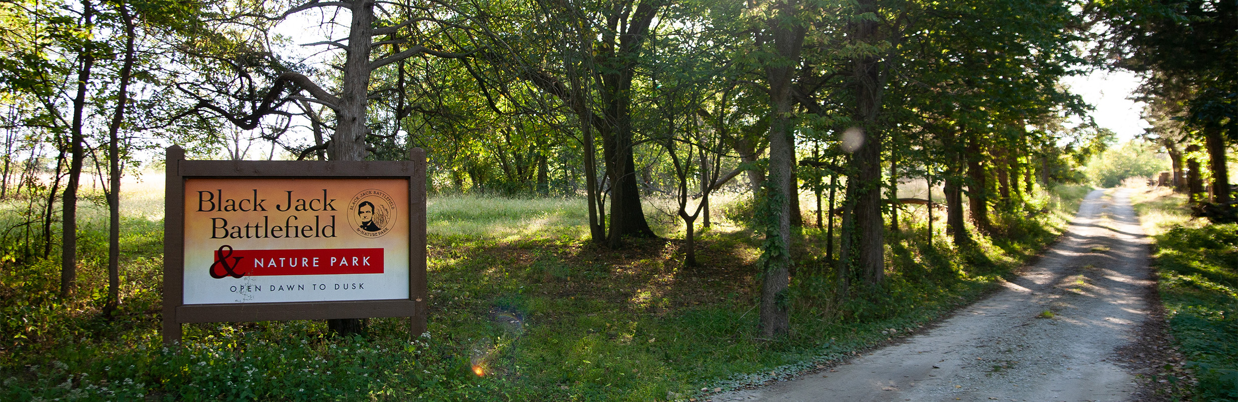 Black jack battlefied and nature park entrance