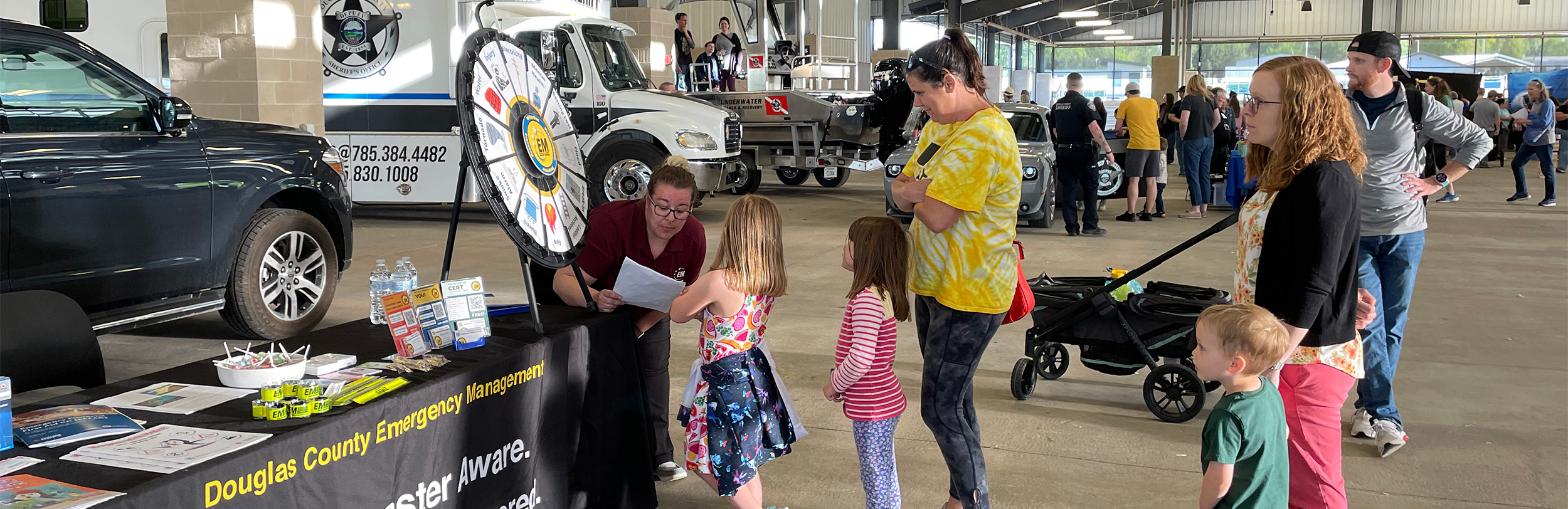 Families attend Douglas County Discovery Day at the fairgrounds.