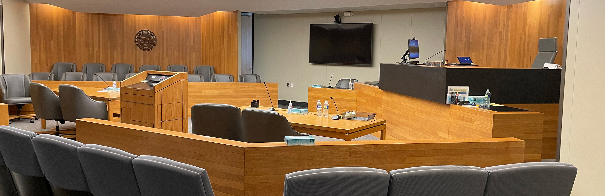 New courtroom web