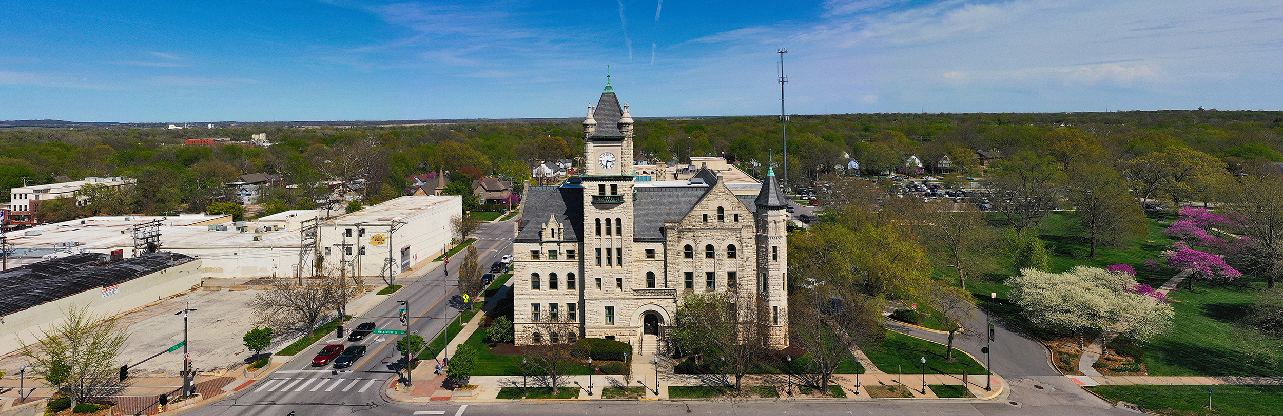 Courthouse in Spring