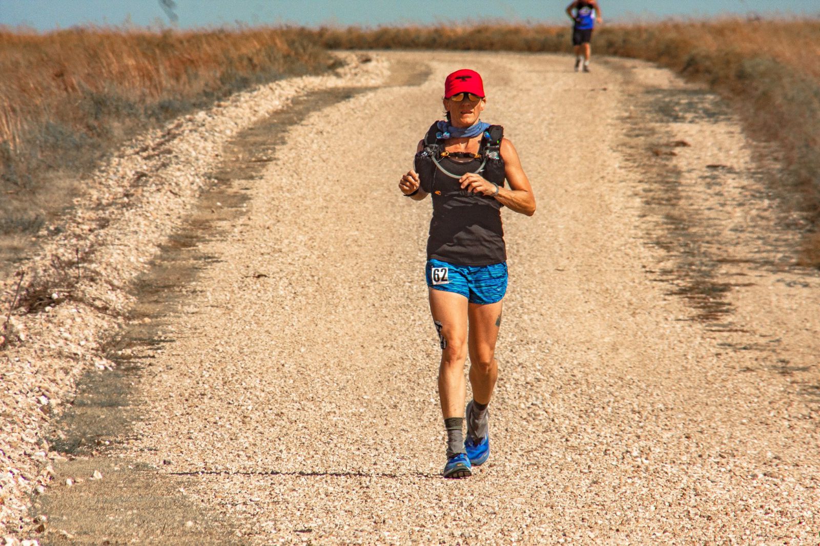 Shari Hicks participates in her first 100-mile trail run in the Flint Hills of Kansas in 2017.