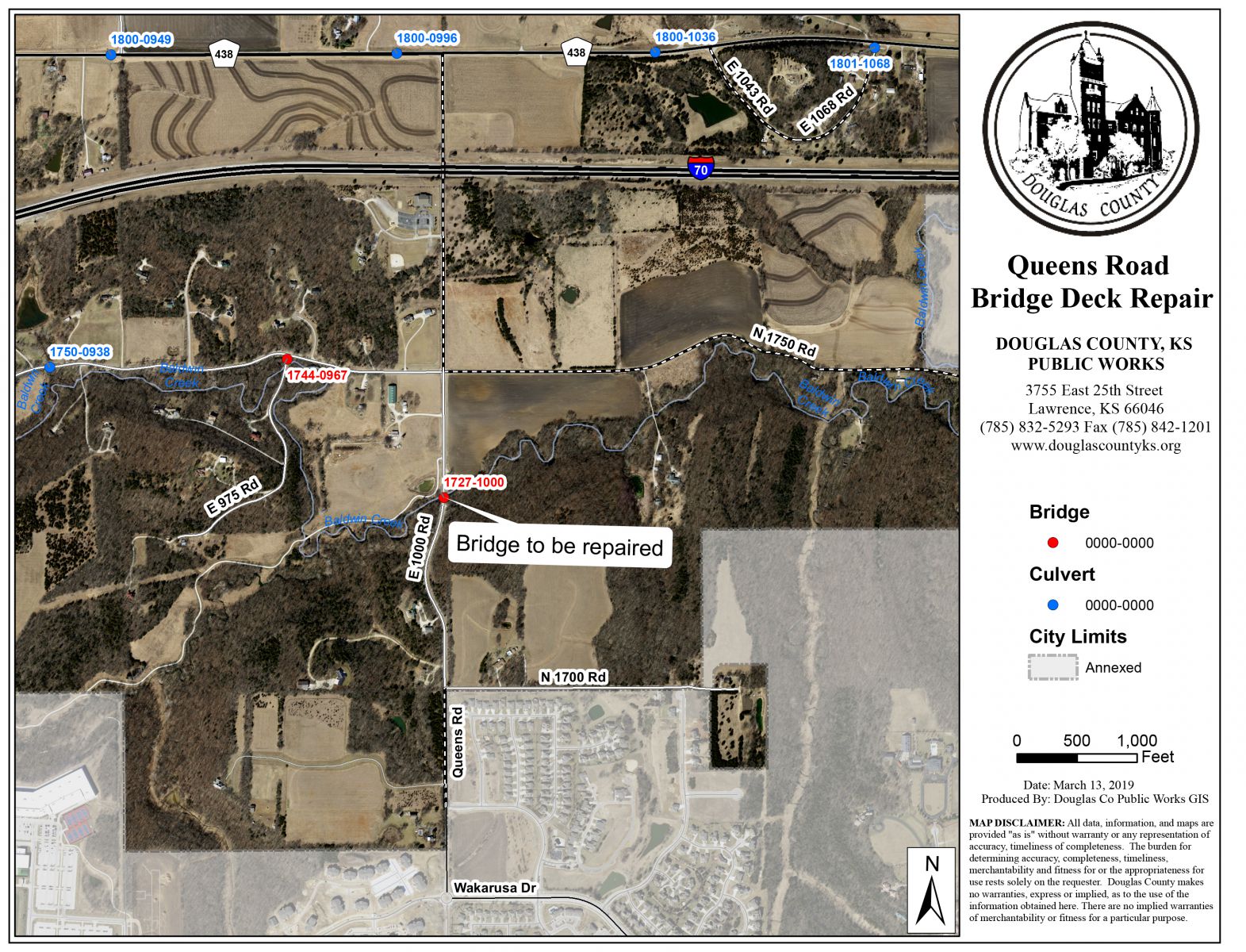 Queens Road Bridge Repair Closure