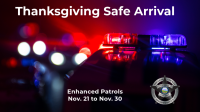 Thanksgiving safe arrival campaign