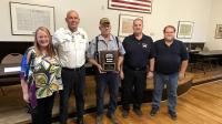 Jeff Skinner recognized during Kanwaka Township meeting