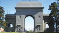 Haskell Stadium Memorial Arch