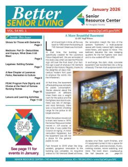 Better Senior Living January 2026 Cover