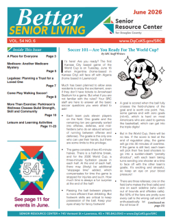 Better Senior Living June 2026 Cover