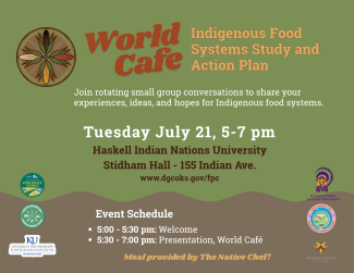 Event Flyer HINU World Cafe DCFPC