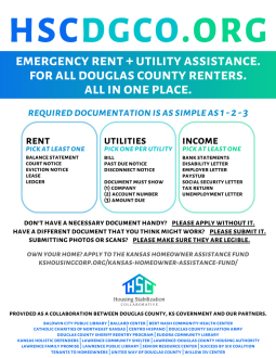 Emergency Rent and Utility Assistance Flyer