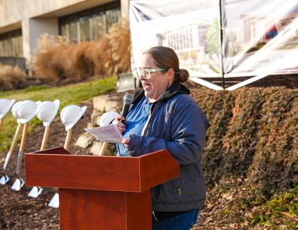 Shannon Reid - Groundbreaking Ceremony