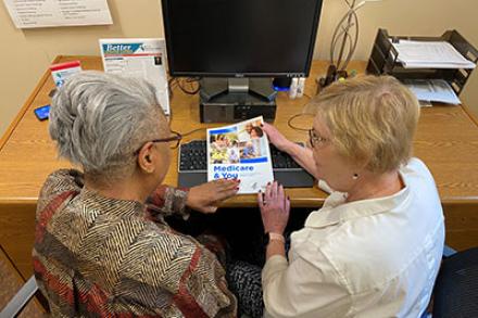 Medicare SHICK photo Sally and Charlene
