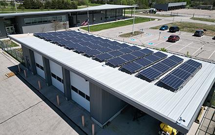 Solar Roof at Douglas County Public Works