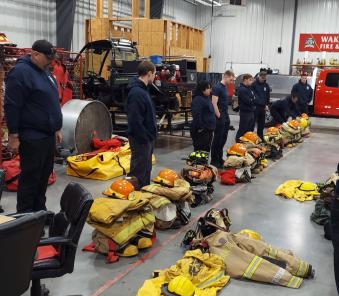 Recruit Lineup with Gear