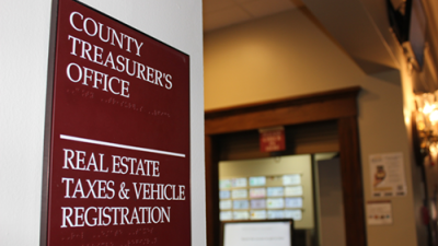 County Treasurer sign