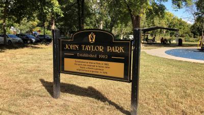 John Taylor Park in Lawrence