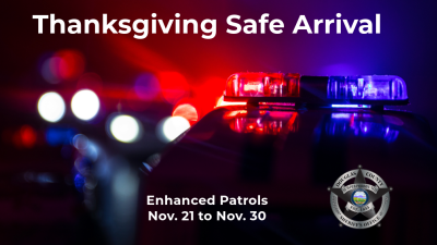 Thanksgiving safe arrival campaign