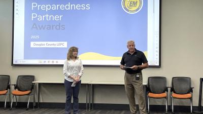 2025 Preparedness Partner Awards presentation by Emergency Management