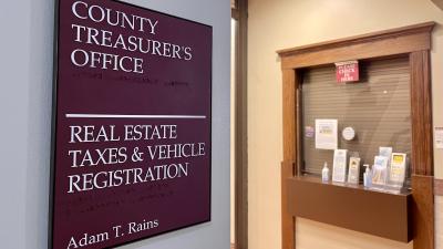 Treasurer's Office in County Courthouse