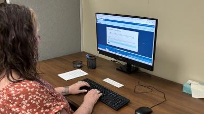 Self-Help Center employee