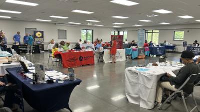 Organizations tabling to entice volunteers